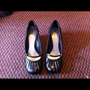 COPY - Reduced! Mary Jane style wedges black size 7.5